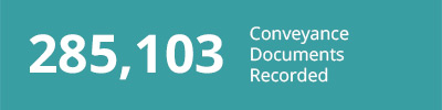 Top services data 285,103 Conveyance Documents recorded